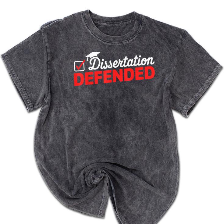 Dissertation Defended PhD Graduate PhD Graduation 2025 Mineral Wash Tshirts