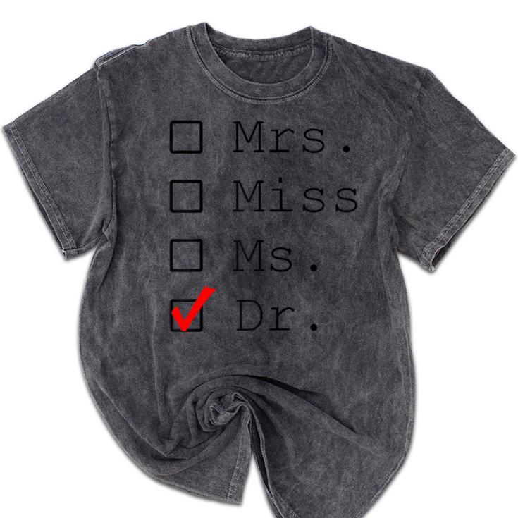 Doctor Graduation Mineral Wash Tshirts