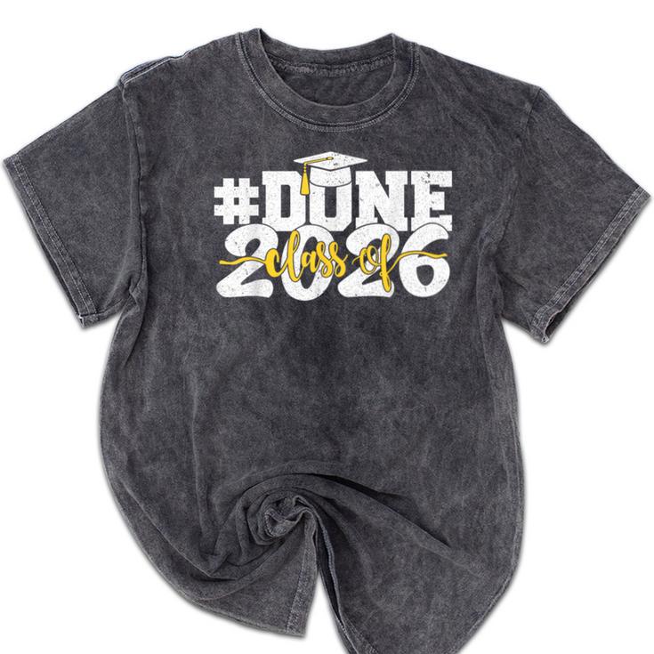 Done Class Of 2026 Graduation 2026 Senior Graduate School Mineral Wash Tshirts