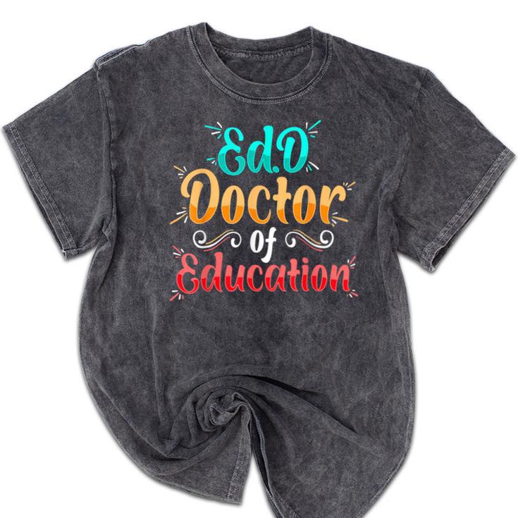 EdD Doctor Of Education Inspiring Doctorate Graduation Mineral Wash Tshirts