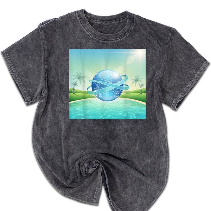 Frutiger Aero Y2k Aesthetic Palm Trees Cyber Beach World Mineral Wash Tshirts Frutiger Aero Y2k Aesthetic Palm Trees Cyber Beach World Mineral Wash Tshirts