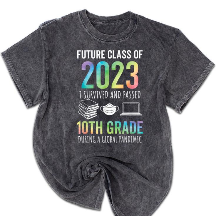 Future Class Of 2023 10th Grade Graduation 2021 Mineral Wash Tshirts