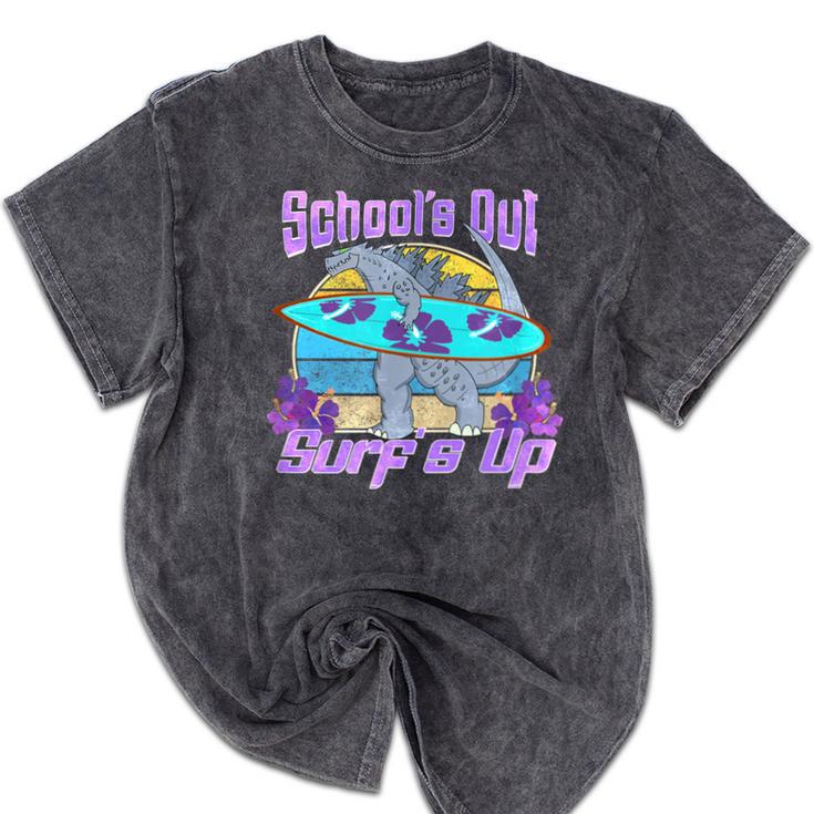 Goodbye School Hello Summer Last Day Of School Graduation Mineral Wash Tshirts