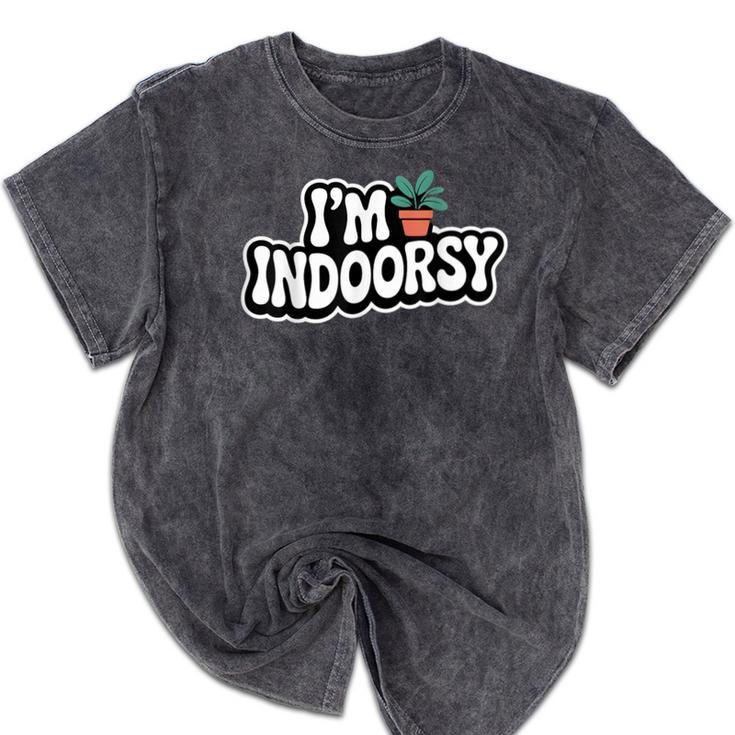 Goth Gardening Introvert Social Battery Outfit Mineral Wash Tshirts