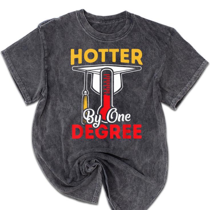 Graduation 2024 Hotter By One Degree Shirt Class Of 24 Mineral Wash Tshirts