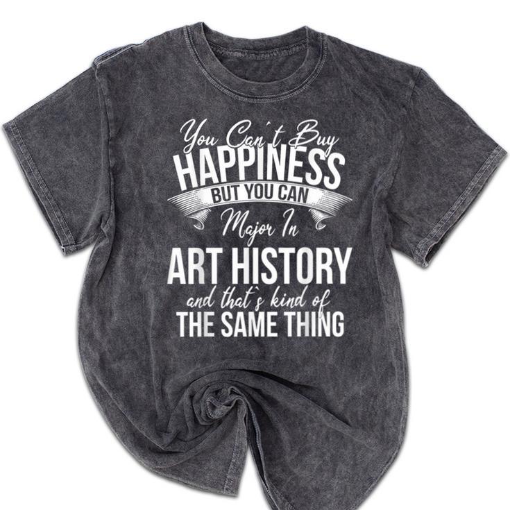 Graduation Art History Major Mineral Wash Tshirts