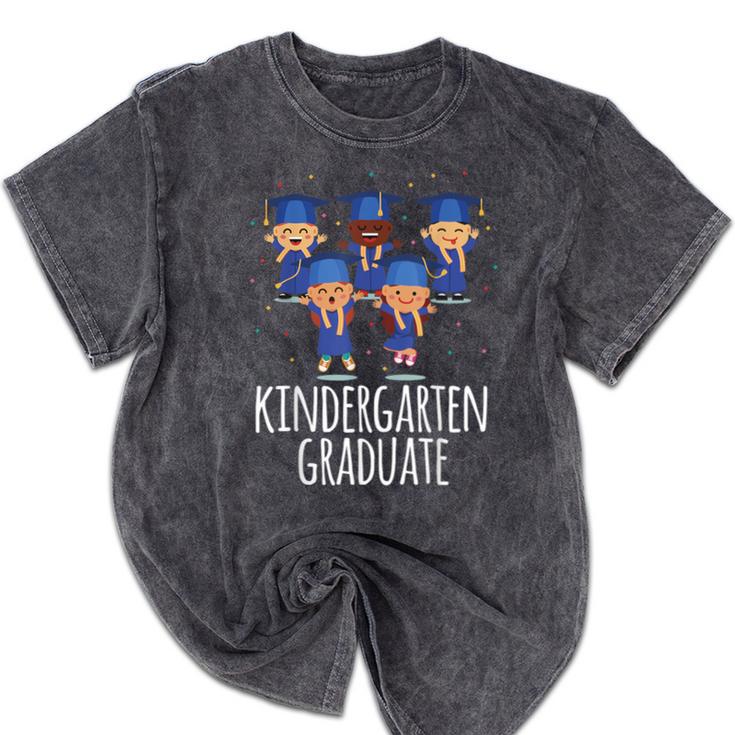 Graduation Shirt Kindergarten Graduate Tshirt Mineral Wash Tshirts