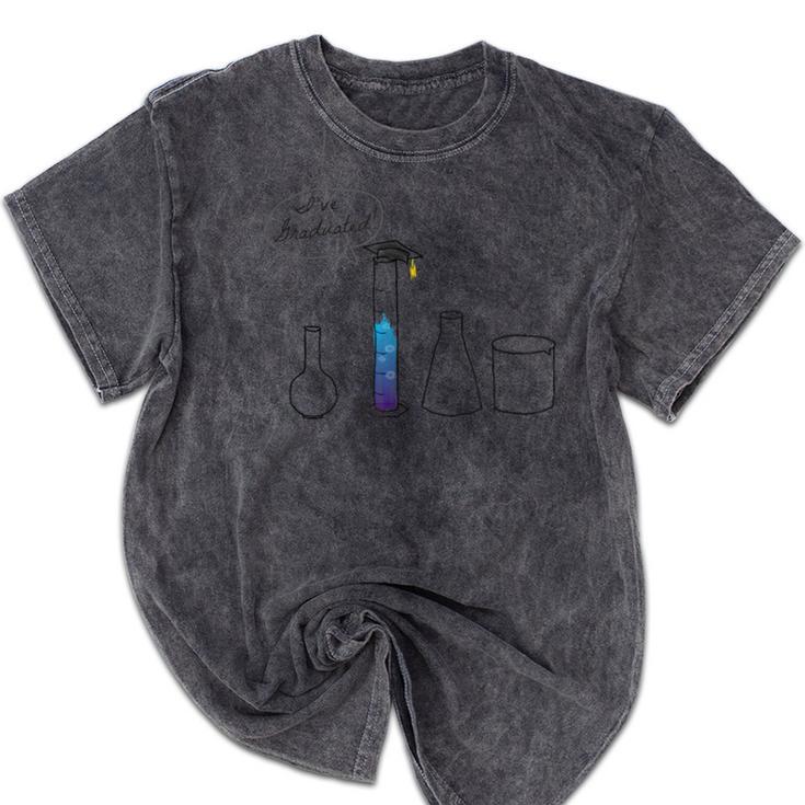 Graduation Shirt Mineral Wash Tshirts