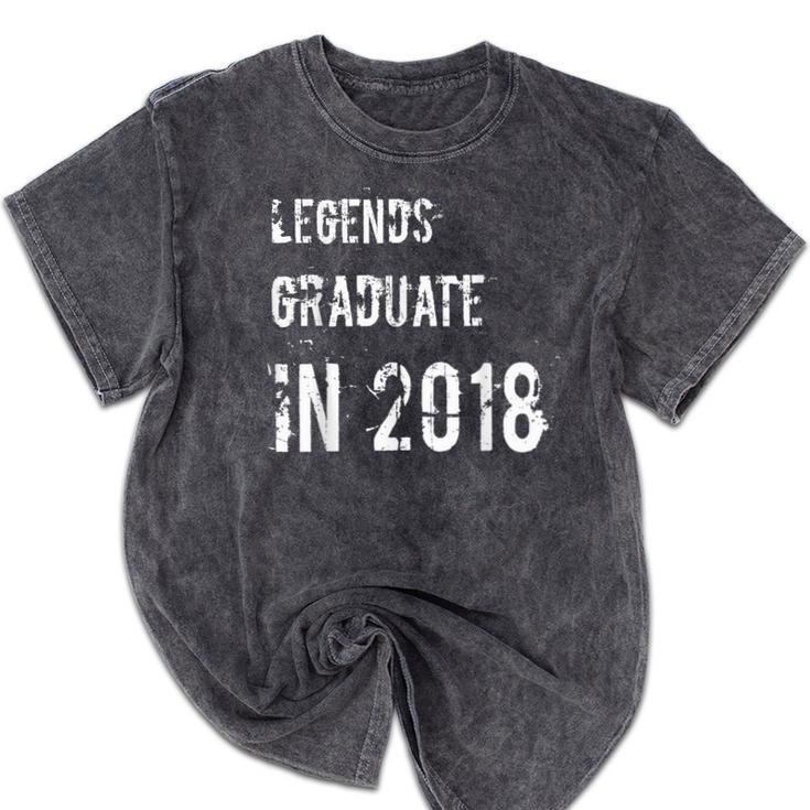 GraduationShirts Legends Graduate In 2018 Tee Mineral Wash Tshirts