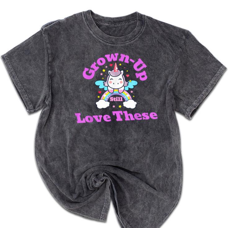 Grown-Up Still Love These Magical Unicorn Nostalgia Mineral Wash Tshirts
