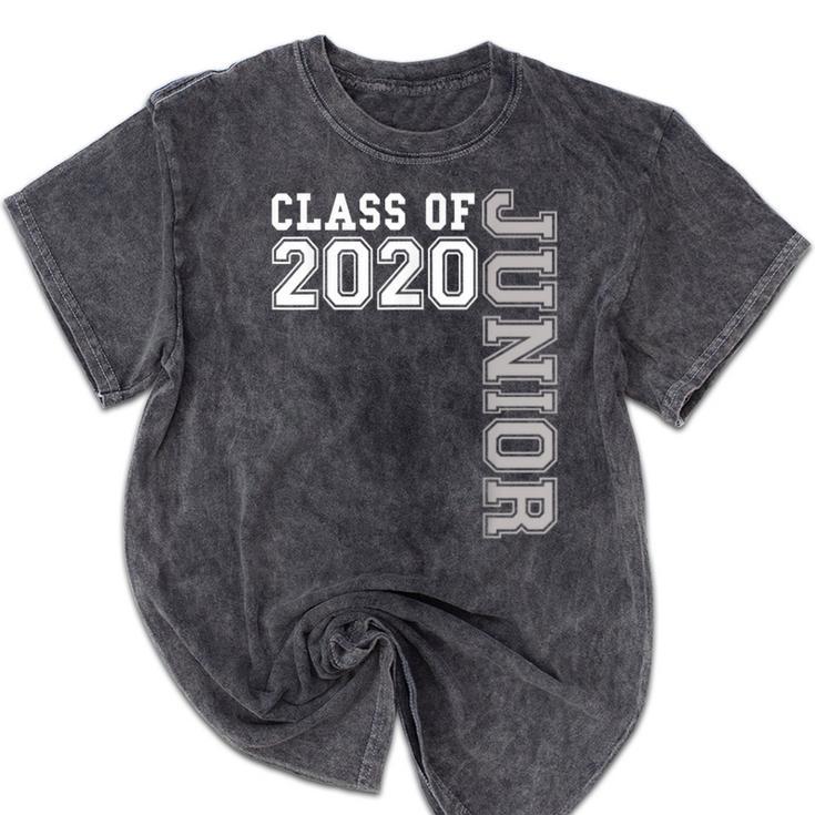 Junior Class Of 2020 Shirt Graduation Apparel Tee Mineral Wash Tshirts