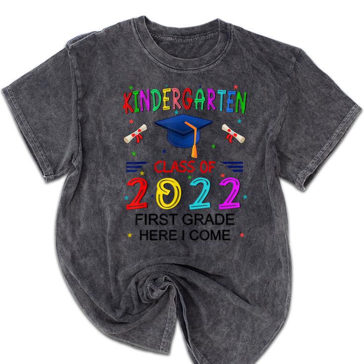 Kindergarten Graduation Class Of 2022 1st Grade Here I Come Mineral Wash Tshirts