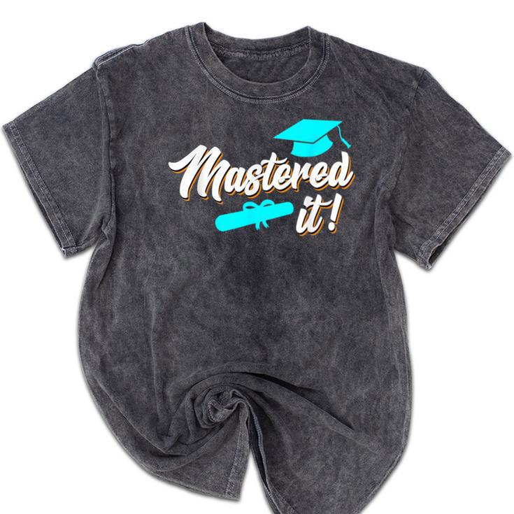 Mastered It Master Graduation Man Master 2026 Mineral Wash Tshirts
