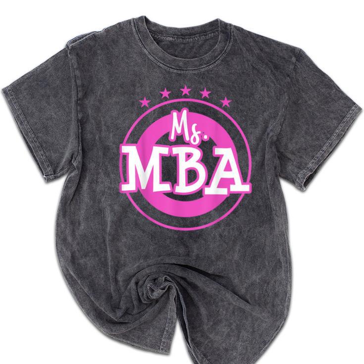 MBA Graduation Masters Business Administration T-Shirt Mineral Wash Tshirts