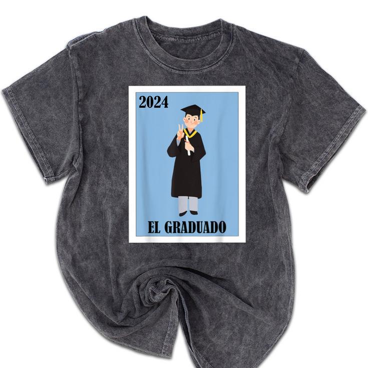 Mexican For Graduation El Graduado 2024 Mineral Wash Tshirts