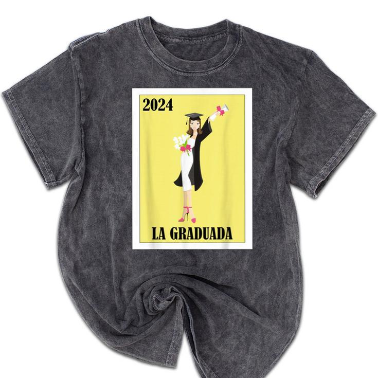 Mexican For Graduation La Graduada 2024 Mineral Wash Tshirts