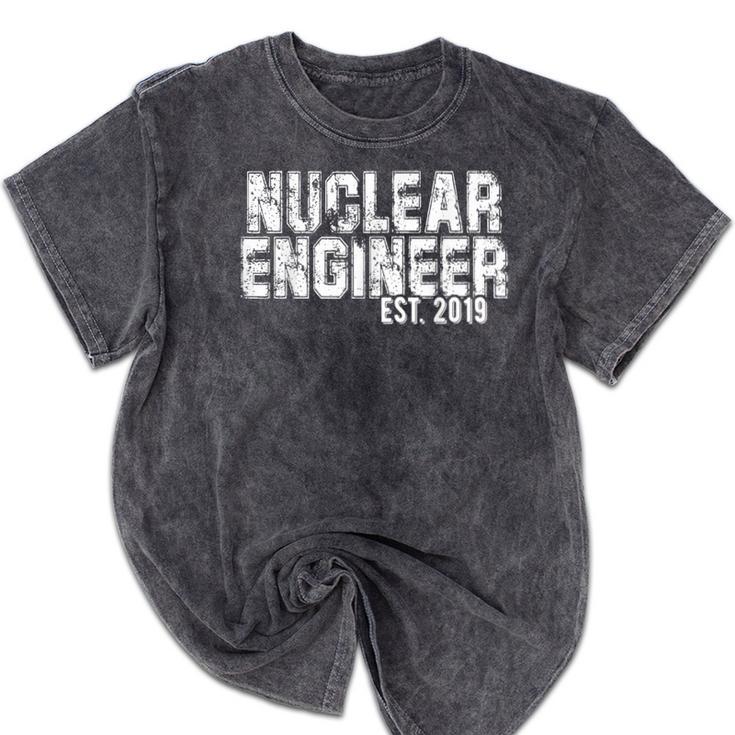 Nuclear Engineer Graduation Shirt New Nuclear Engineer Mineral Wash Tshirts