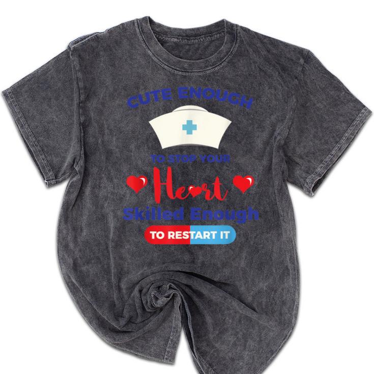 Nurse Tshirt Graduation Nursing School Birthday Mineral Wash Tshirts