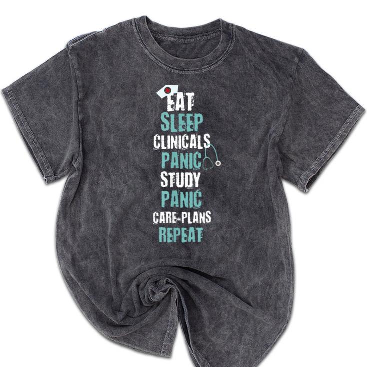 Nursing Student Nurse Life Graduation Shirt Mineral Wash Tshirts
