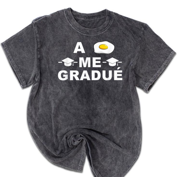 Hispanic Graduation Me Gradue Class Of 2021 T-Shirt Mineral Wash Tshirts