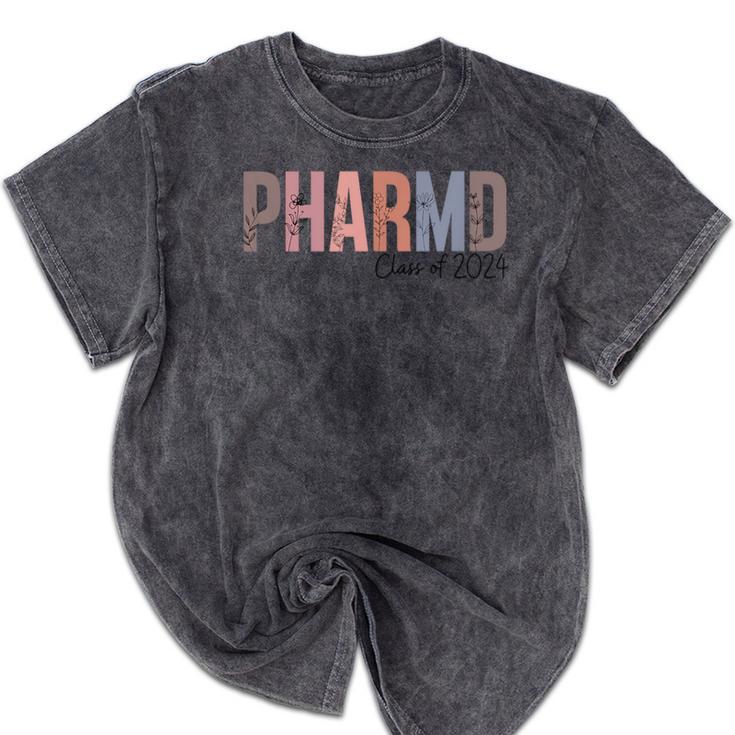 Pharmacist Graduation PharmD Class Of 2024 Pharmacy Grad Mineral Wash Tshirts