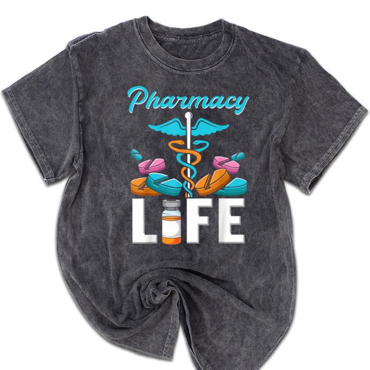 Pharmacy Life Pharmacist Chemist Student PharmD Graduation Mineral Wash Tshirts
