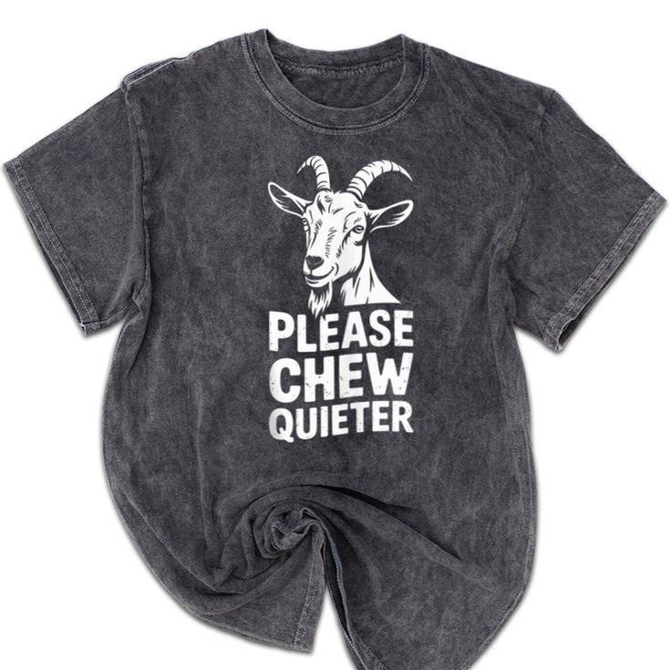 Please Chew Quieter Introvert Quietness Silence Lover Mineral Wash Tshirts Please Chew Quieter Introvert Quietness Silence Lover Mineral Wash Tshirts