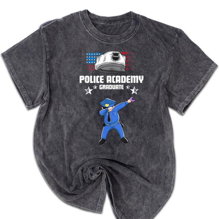 Police Academy Graduate Shirt Police Academy Graduation Gift Mineral Wash Tshirts