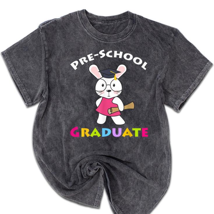 Preschool Graduate KidsShirt Pre-K Graduation Mineral Wash Tshirts