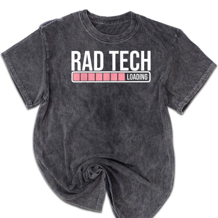 Rad Tech Loading Future Radiology Student Graduation Mineral Wash Tshirts