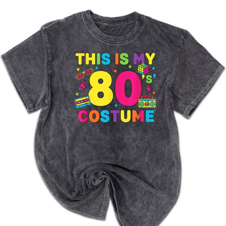 Retro 80's Costume 80s Nostalgia Party Mineral Wash Tshirts