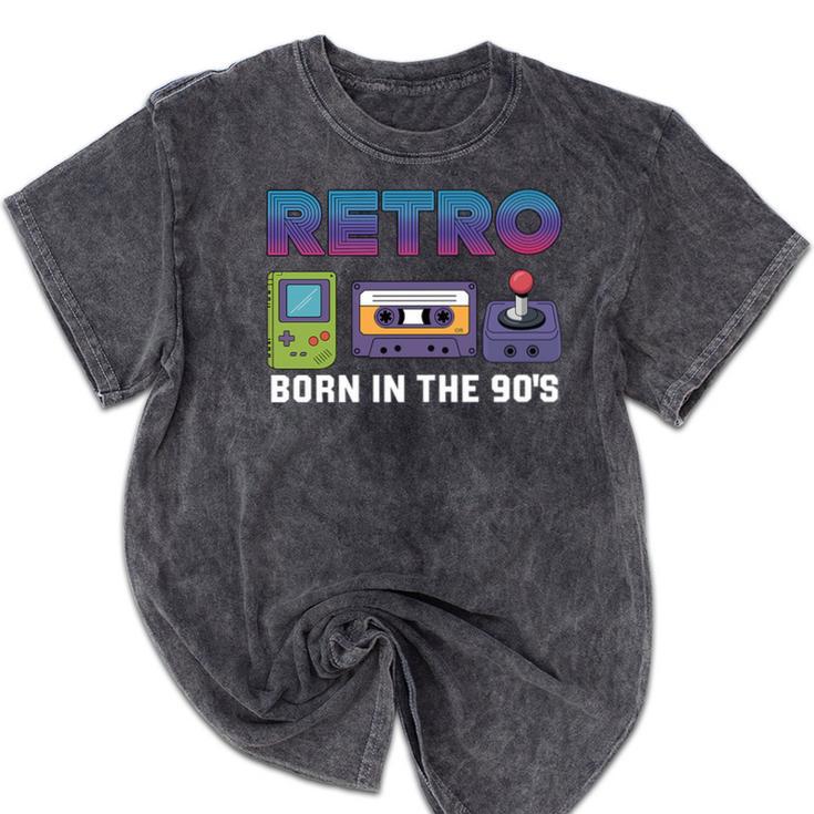 Retro Gaming Nostalgia Tee Perfect For 90s Lovers Premium Tri-Blend Mineral Wash Tshirts