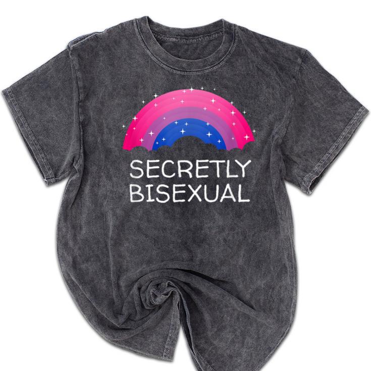 Secretly Bisexual Bi Introvert Bi Pride Antisocial LGBTQ Mineral Wash Tshirts Secretly Bisexual Bi Introvert Bi Pride Antisocial LGBTQ Mineral Wash Tshirts