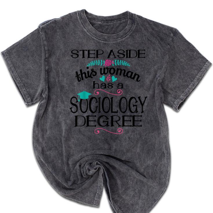 Sociology Degree Graduation Sociologist Bachelors 2025 Mineral Wash Tshirts