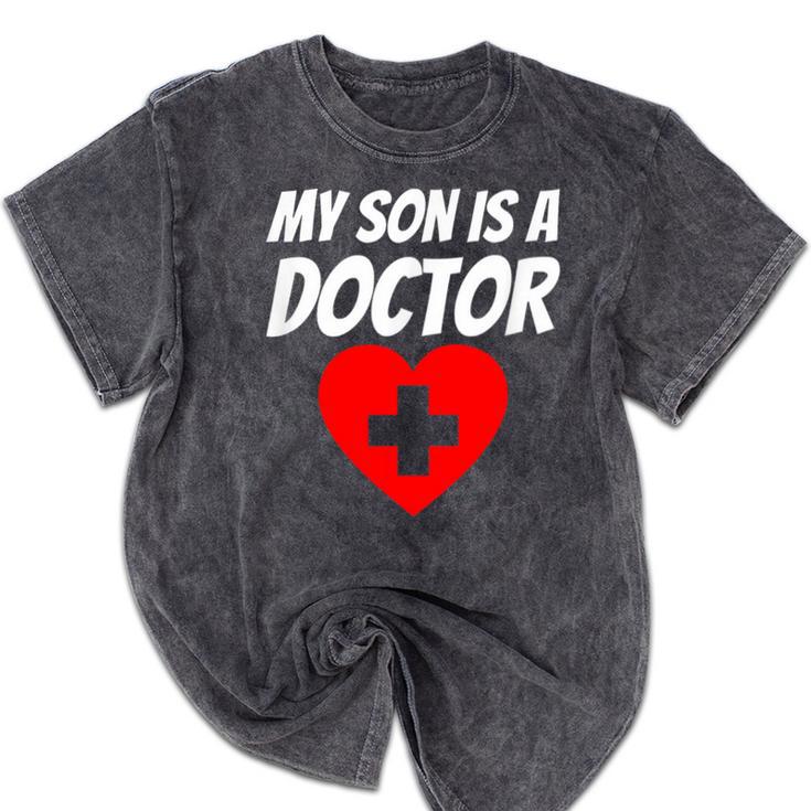 My Son Is A Doctor Shirt Proud Parents Graduation Mineral Wash Tshirts