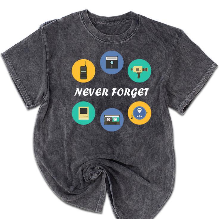 Throwback Thursday Never Forget Nostalgia 80's Retro Premium Tri-Blend T-Shirt Mineral Wash Tshirts