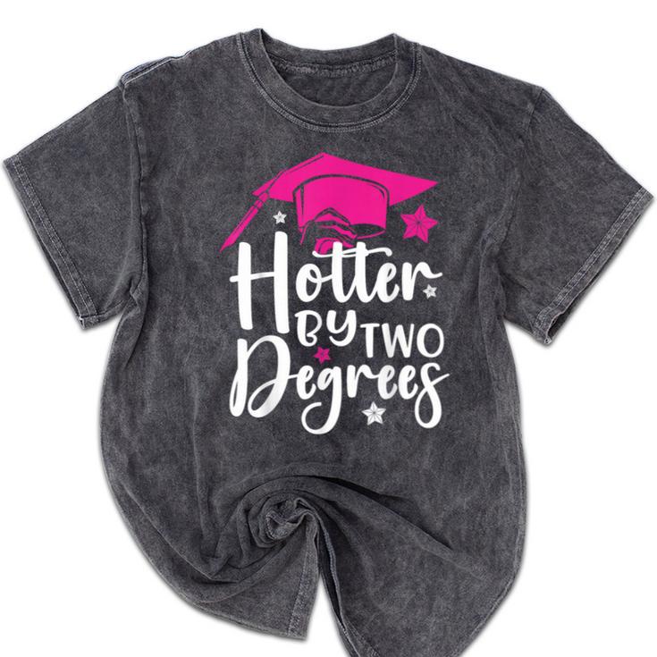 Two Degrees Hotter Graduation 2025 Diploma College Masters Mineral Wash Tshirts