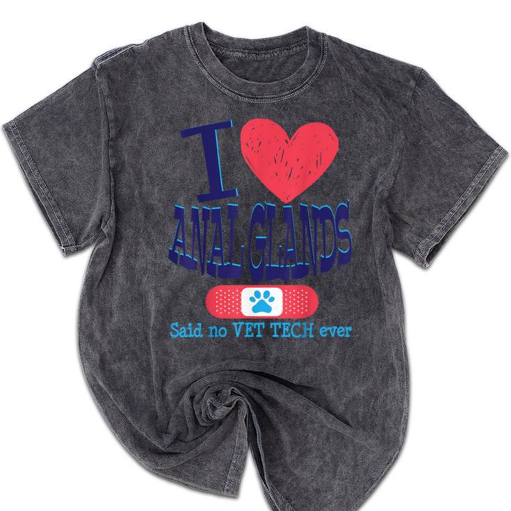 Vet Tech I Love Veterinary Technician Graduation Mineral Wash Tshirts