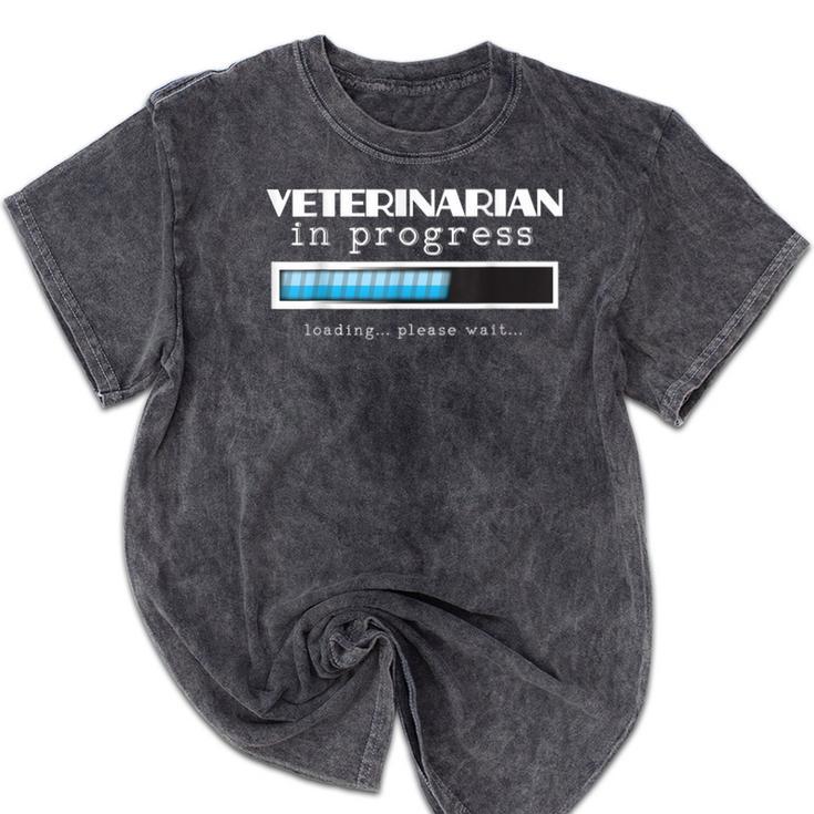Veterinarian Progress Vet Graduation DVM Mineral Wash Tshirts