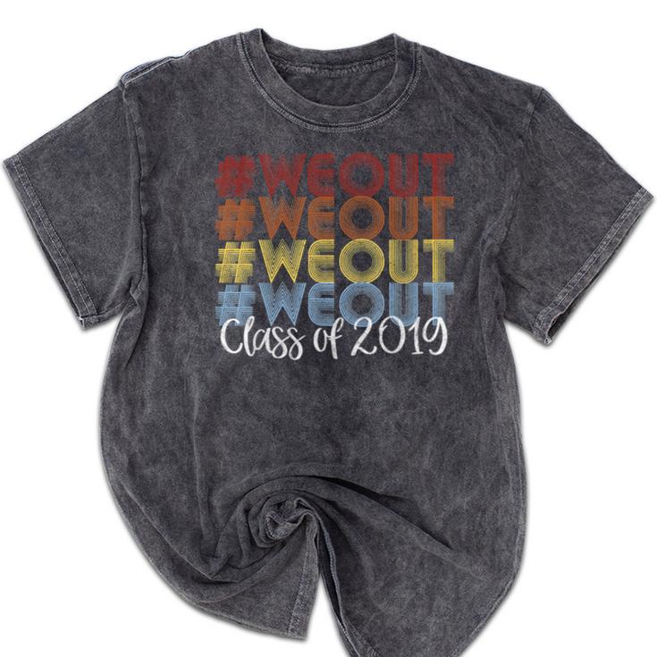 WeOut 2019 Graduation Mineral Wash Tshirts