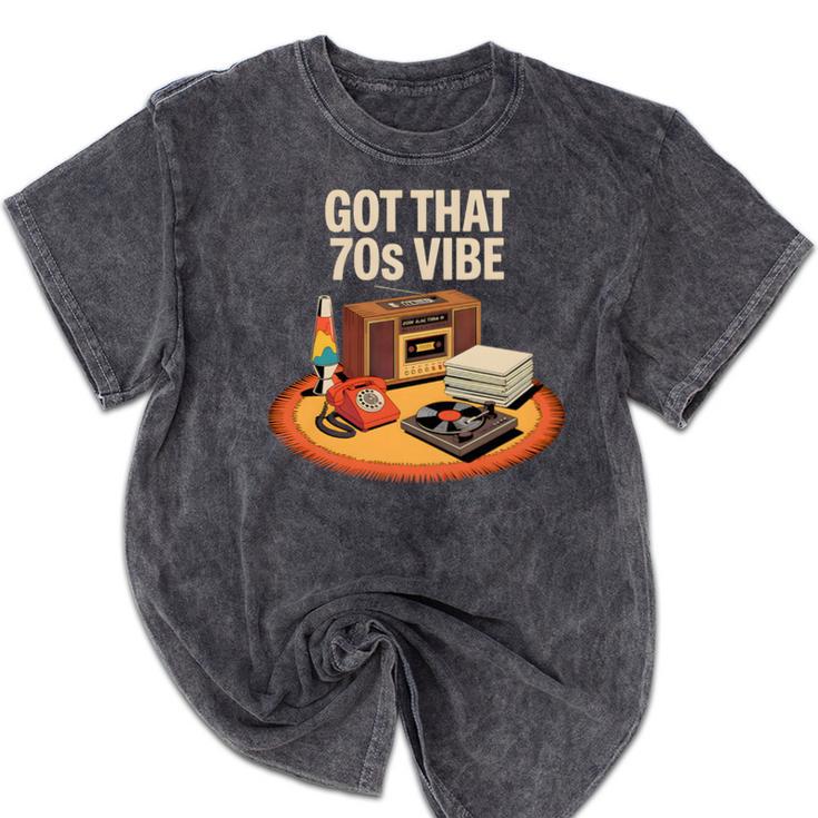 1970s 70s Reunion Nostalgia Memories Music School Grew Up Premium Tri-Blend Mineral Wash Tshirts