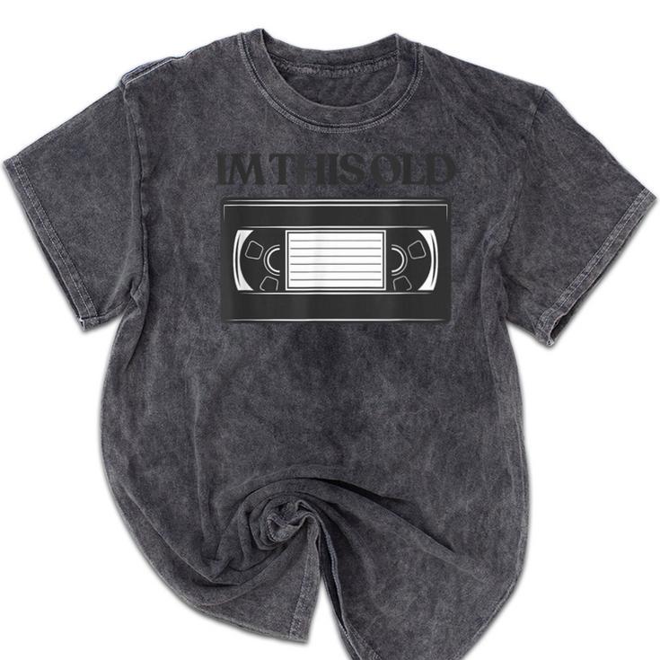 80s VHS Video Cassette Nostalgia Mineral Wash Tshirts