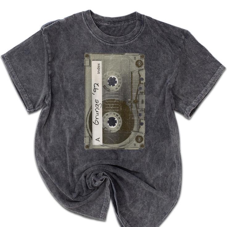 90s MUSIC NOSTALGIA GRAPHIC Raglan Baseball Tee Mineral Wash Tshirts