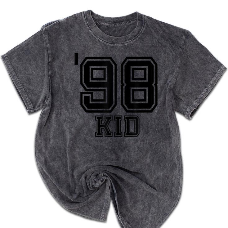 '98 Kid Perfect Vintage Retro Nostalgia Gear For Year 1998 Mineral Wash Tshirts