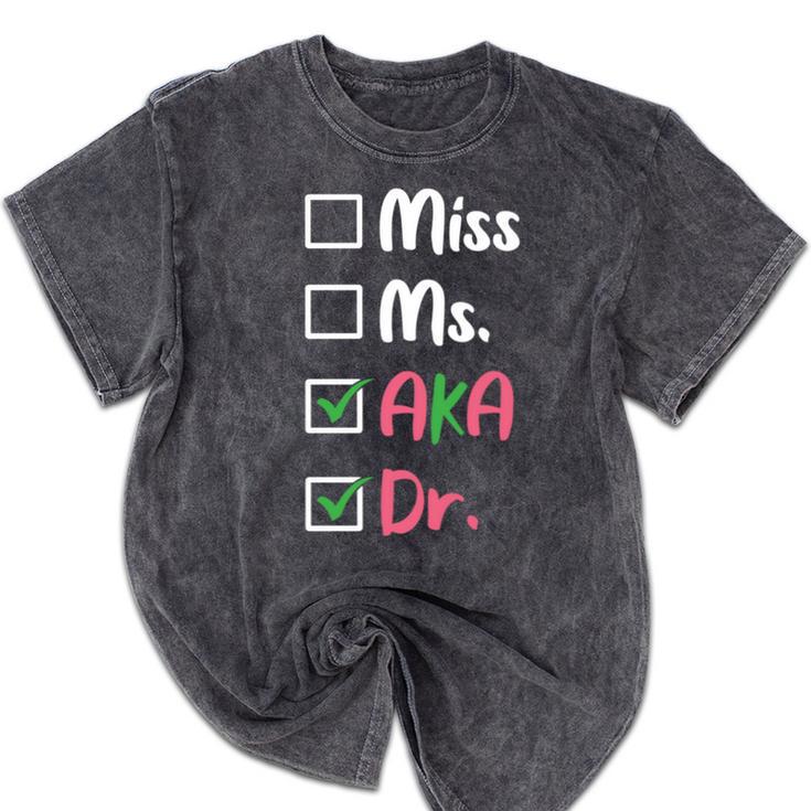 AKA Doctor Medical Worker Appreciation Graduation Mineral Wash Tshirts