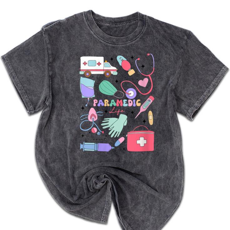 Can’t Talk Right Now Doing Paramedic Nurse Graduation Mineral Wash Tshirts