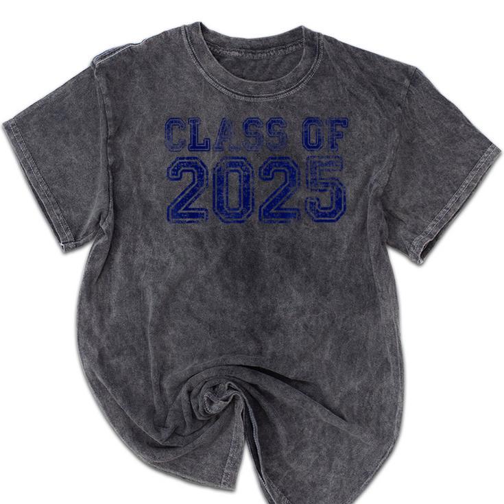 Class Of 2025 Grow With Me Future Graduation Year Mineral Wash Tshirts