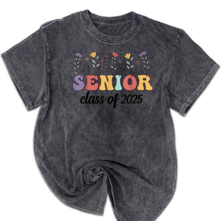 Class Of 2025 Senior 25 High School Graduation Mineral Wash Tshirts
