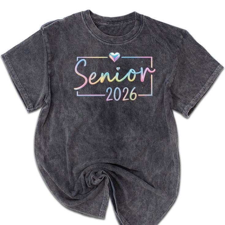 Class Of 2026 Senior-2026 Back To School Graduation-2026 Premium Tri-Blend Mineral Wash Tshirts