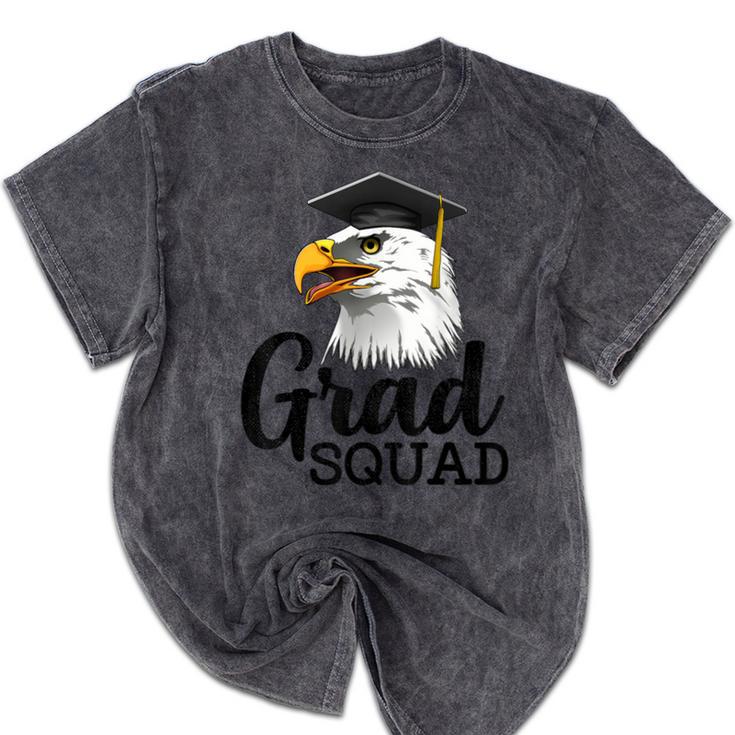 Eagle Grad Squad Class Of 2019 Graduation Mineral Wash Tshirts